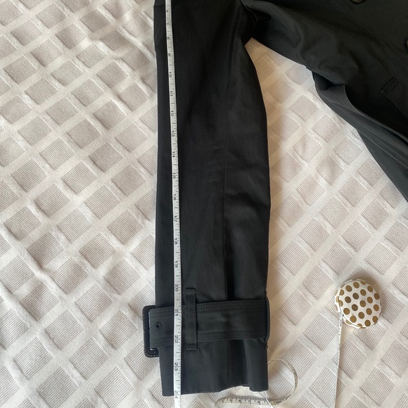 London Fog Fully Lined Raincoat XS Black Excellent Condition - Picture 14 of 15